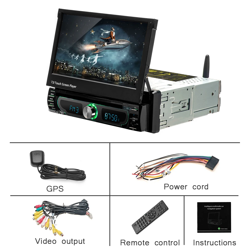 Sale AMPrime 1 din Car Stereo Radio 7" Android DVD Player In-Dash GPS FM Receiver USB SD Bluetooth Car Radio 1DIN Multimedia Player 4 Sale AMPrime 1 din Car Stereo Radio 7" Android DVD Player In-Dash GPS FM Receiver USB SD Bluetooth Car Radio 1DIN Multimedia Player 4