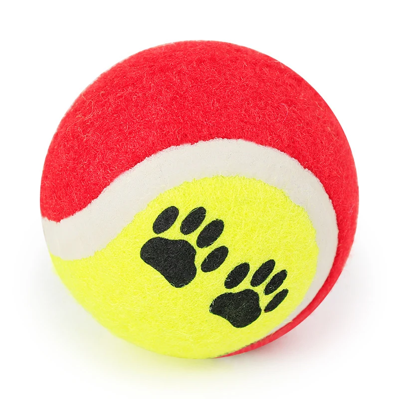 2PC Tennis Ball For Pet Dog Chew Toy Pets Toy Ball For Small Dogs