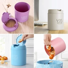 Высокое качество милые мини-мусорное ведро для мусора на столе Корзина стол домашний офис мусорное ведро JUN-8B