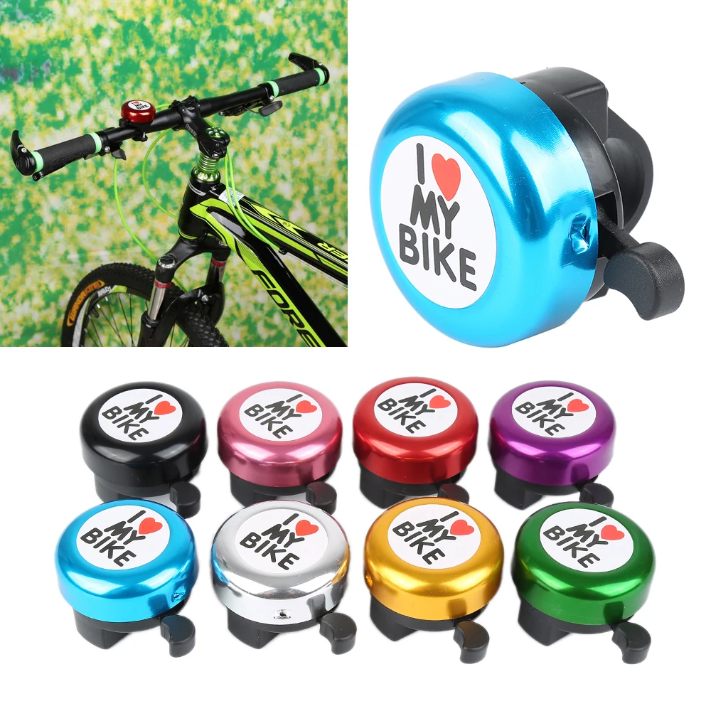Симпатичный велосипедный Звонок на руле велосипеда громкий звонок Звук велосипедные колокольчики сигнальные колокольчики кольцо аксессуары для велосипеда кольцо Рог случайный цвет