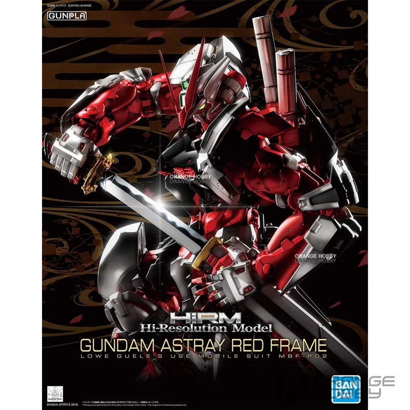 

Bandai MG Hirm 1/100 Astray Red Frame Gundam Mobile Suit Gundam Assembly Model Kits