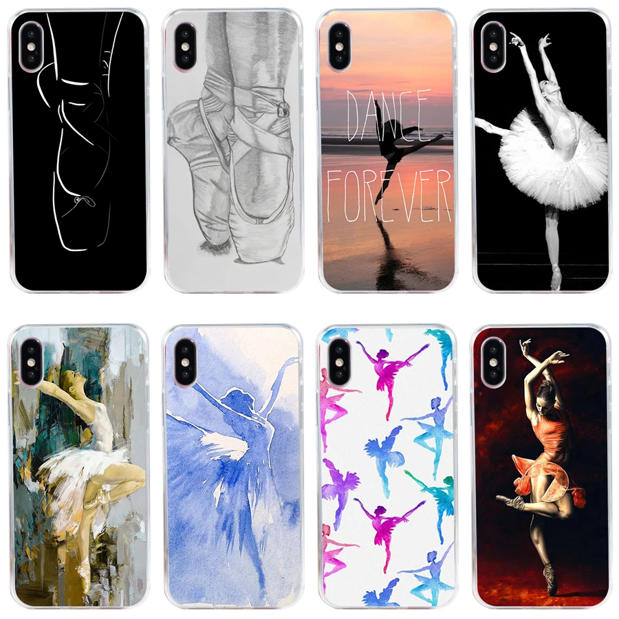 2H Ballerina Ballerina Style Custodia Morbida In Silicone Tpu Cover Per Iphone 5 5S Se X Xr Xs Max Case