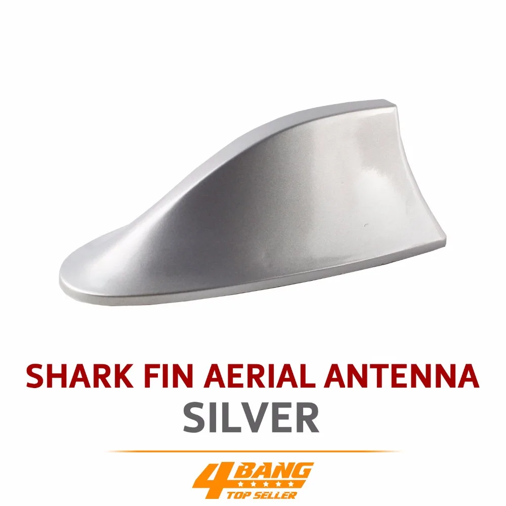

1PC Silver Universal Auto Roof Top Shark Fin Antenna Aerial AM/FM Radio Signal