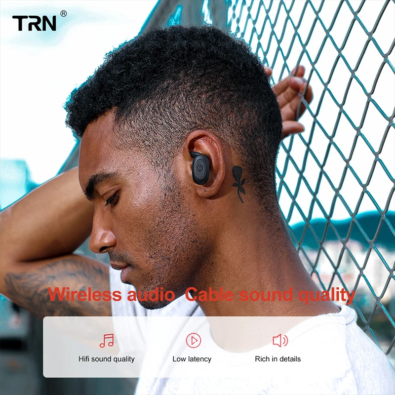 

Sweatproof Wireless Headphone Calls Charging Box TWS Earphones Music Invisible Earbuds Headset