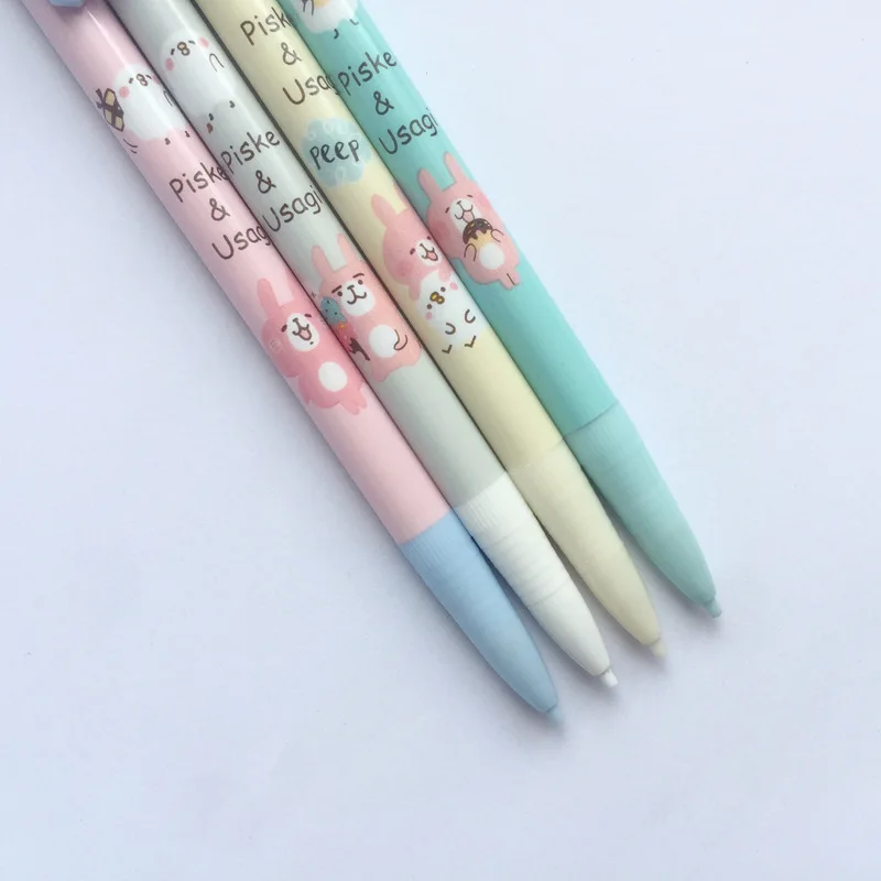 

0.5 mm Lovely Hera Friend Press Plastic Mechanical Pencil With Eraser Automatic Pen For Kid School Office Supply