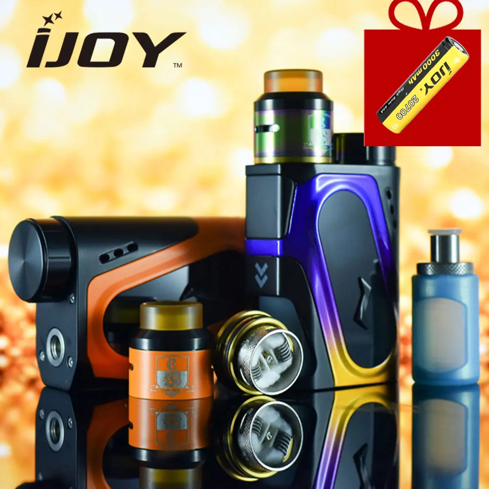 

Clearance IJOY CAPO SRDA Squonker Kit w/ 100W Box MOD & 9ml COMBO SRDA Atomizer & 1x 3000mAh 20700 Battery E-cigarette Vape Kit