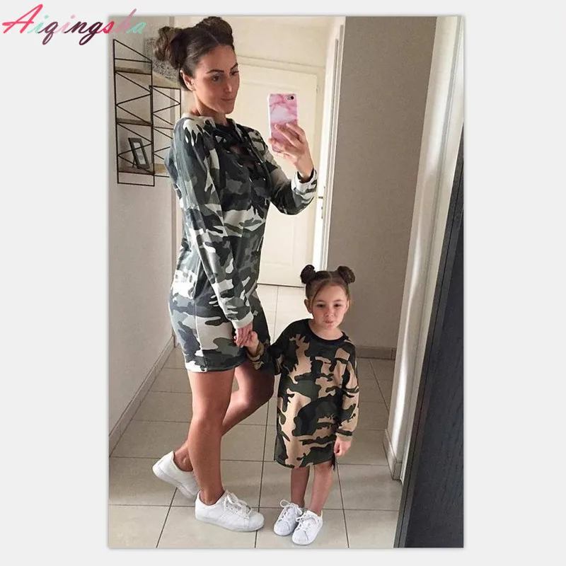 

Motehr Daughter Sweatshirt Christmas Pyjamas Camouflage Dress Big Sister Little Sister Matching Clothes Christmas Family Pajama