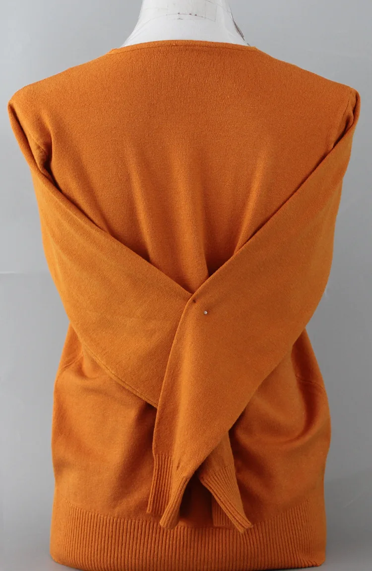 Осенне-зимний женский свитер среднего возраста с вышивкой повседневного размера плюс 50-60 лет пуловер свитер для матери T238