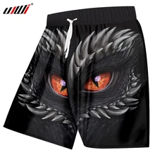 UJWI мужские повседневные пляжные шорты больших размеров 5XL с модным принтом «Властелин Колец», летние пляжные шорты для фитнеса с эластичной резинкой на талии