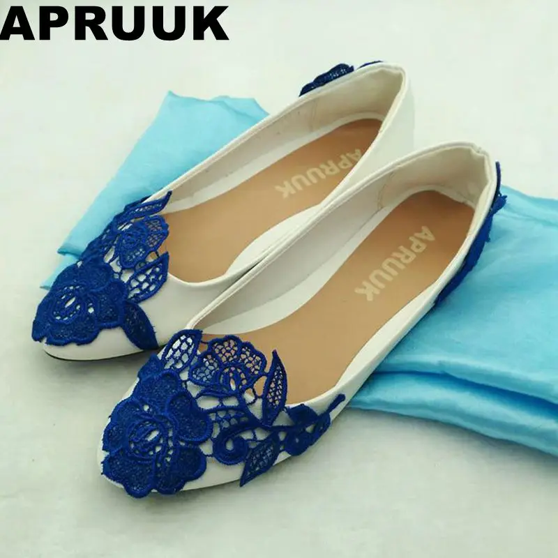 red white and blue flat shoes