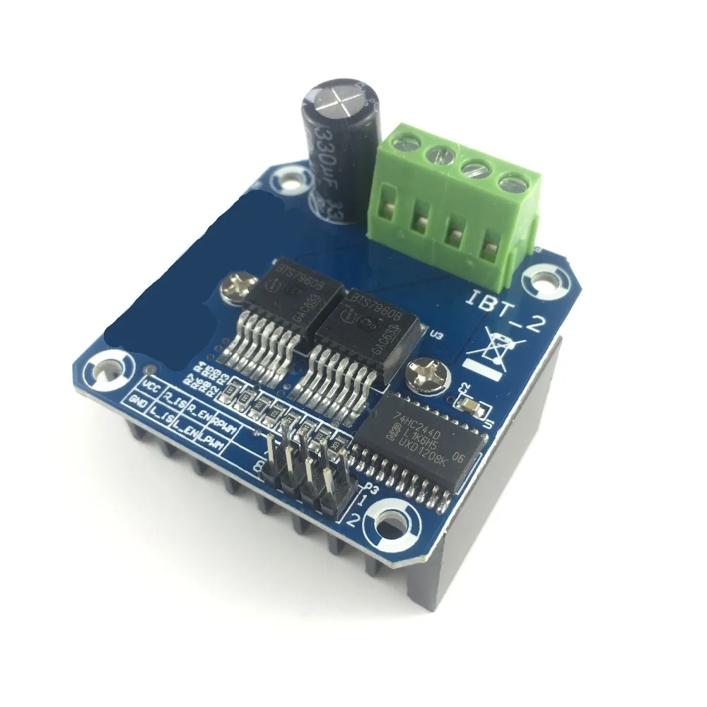 

Double BTS7960 B BTS7960B DC 43A Stepper Motor Driver Module H-Bridge PWM Module For Arduino Smart Car