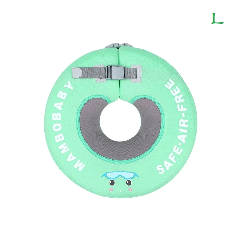 Безопасность ребенка нужно не надувные плавающие шеи кольцо плавание аксессуары для малышей безопасности для поплавок круг для купания воды - Цвет: upgrade L green