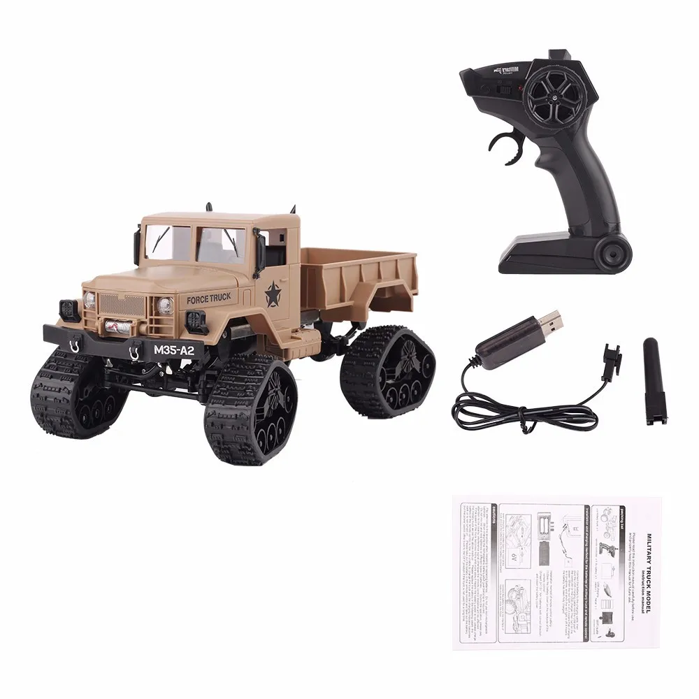 WiFi 2,4G пульт дистанционного управления 1:16 автомобиль военный грузовик внедорожник Авто игрушка 4 колеса RC автомобиль управления Лер игрушки для детей