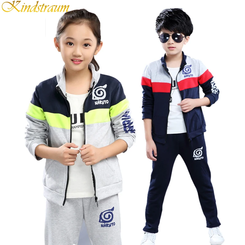 

Kindstraum 2019 New Hot Kids Clothing Sets Boys Girls Sportswears 2pcs Twinsets Tracksuits Active Children Clothes Autumn ,NC040
