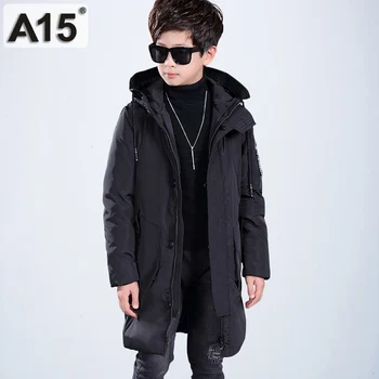 

Children Winter Jackets for Boys Teenagers Kids Winter Jacket Boys Parkas Long Down Coat 2019 Warm Clothes Size 10 12 14 16 Year