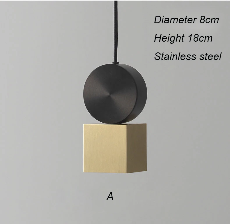 Подвесной светильник, простой креативный Золотой Железный алюминиевый Европейский стиль, лампа для ресторана, гостиной, столовой, 1 светильник, лампа