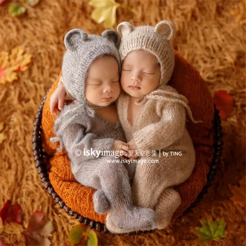 knitted infant outfits