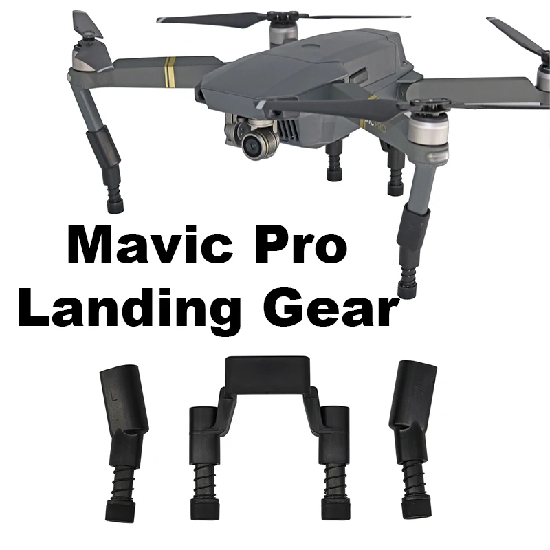 Посадка Шестерни Наборы для DJI Mavic Pro Платиновый Дрон протектор гвардии повышенной продлить ножка ноги с Весна ударопрочный запасных Запчасти - изображение