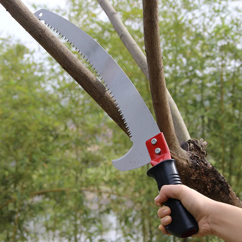 

A scalable high altitude pruning saw (Double hook without rod)