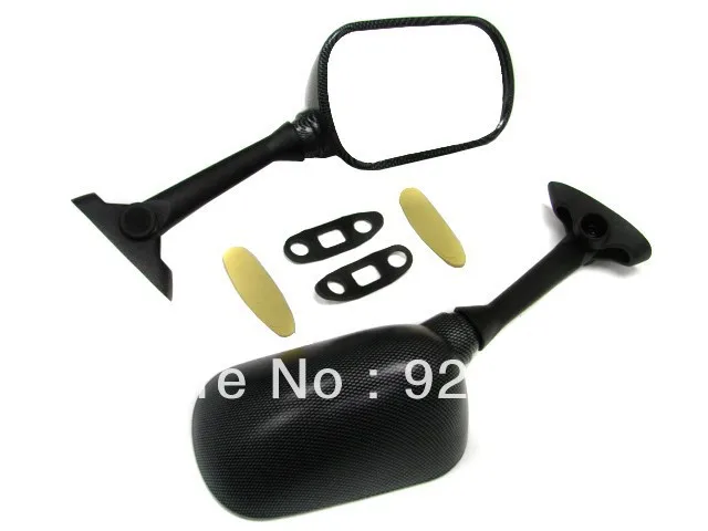 

Carbon Look Motorcycle Rearview Mirrors Cafe Racer Mirror For Suzuki Gsxr1000 Sv 650 1000 2003 2004 2005 2006 Retroviseur Moto