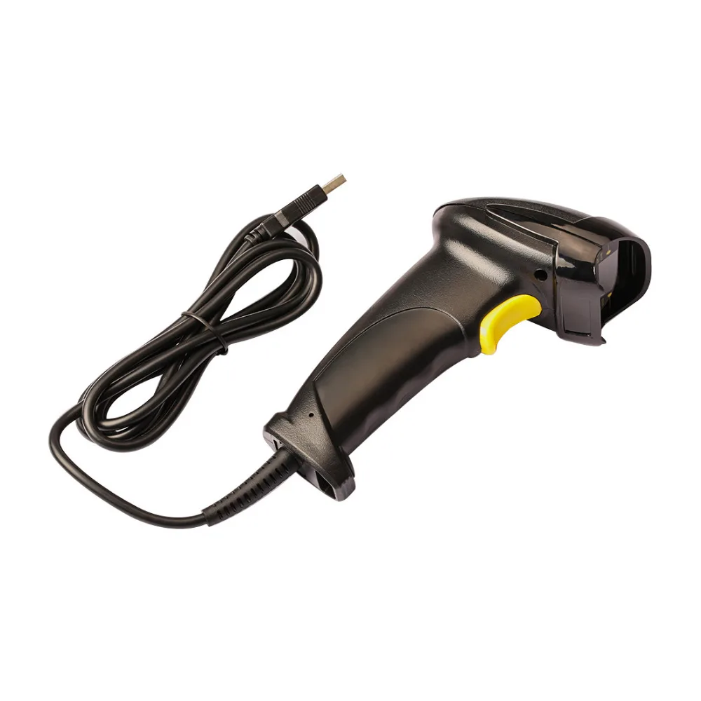 NOYOKERE высокая производительность двунаправленный USB кабель лазерный сканер штрих-кодов ручной сканер штрих-кодов пистолет для супермаркета магазин