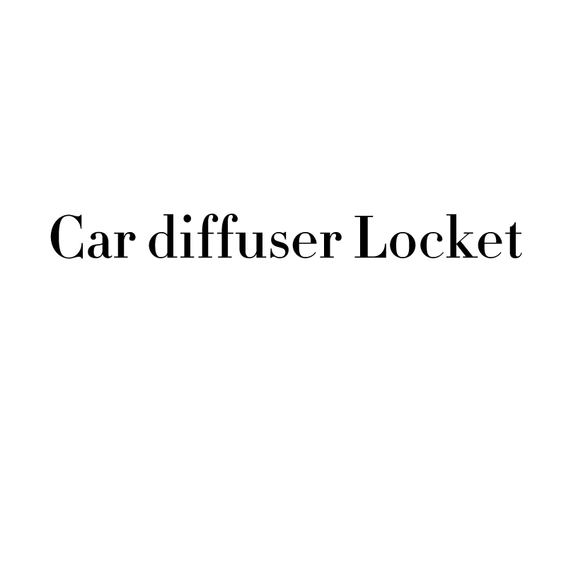 

Car diffuser Locket
