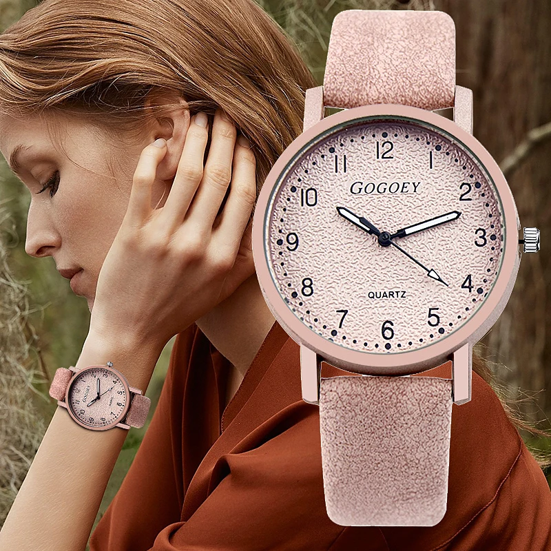 2019 Gogoey Luxury Womens Watches Fashion Ladies Wrist Watch Women Leather Strap Saat Bayan Kol Saati Relojes huismerk kopen in de aanbieding