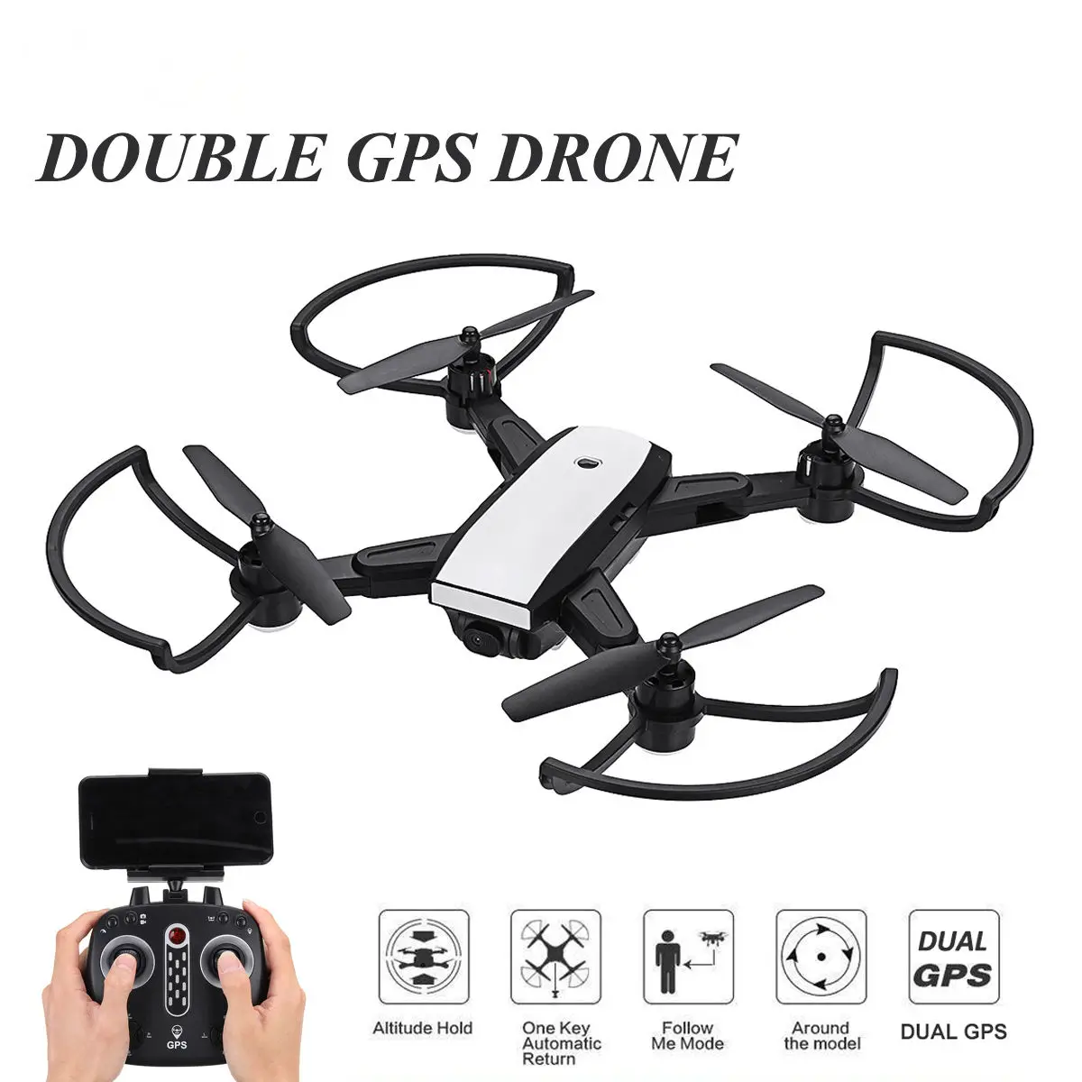 

High Quality Mini Drone 720P HD Transmission Camera APP Remote Control Folding Toy RC Quadcopter Drones
