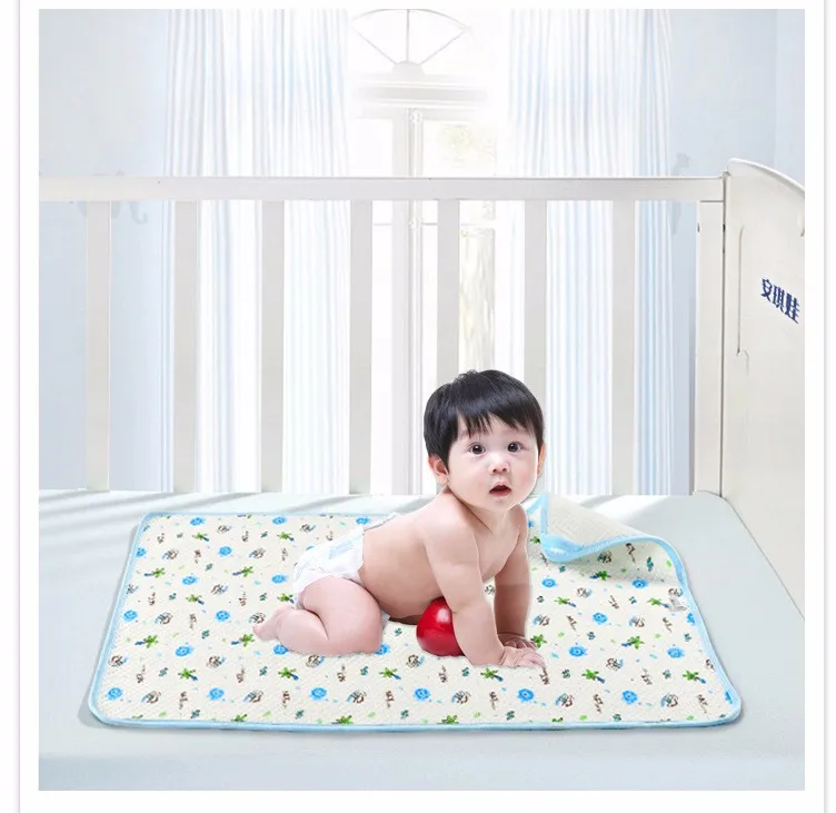 Коврик для переодевания малыша 3 размера Детский водонепроницаемый коврик для мочи хлопок моющийся непромокаемый простыня коврик AQW-8569