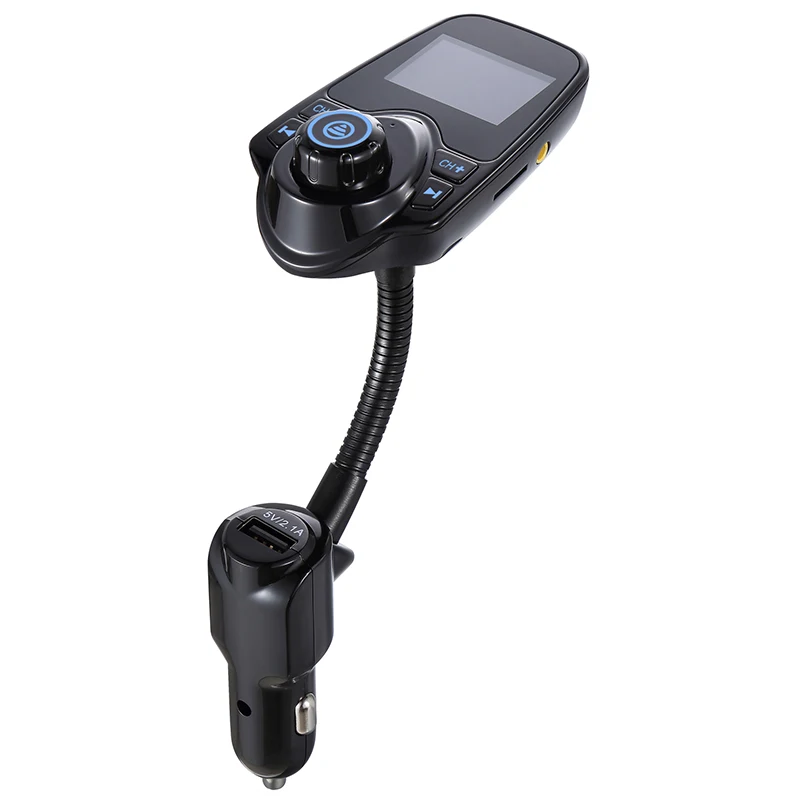 

Gakaki Bluetooth Car Kit Hands Free Set FM Transmitter MP3 Music Player 5V 2.1A USB Car Charger AUX Car Auto Speakerphone