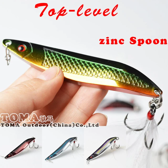 Color Fishing Lure Spoon Metal  Spoon Bait Metal Fishing Lures