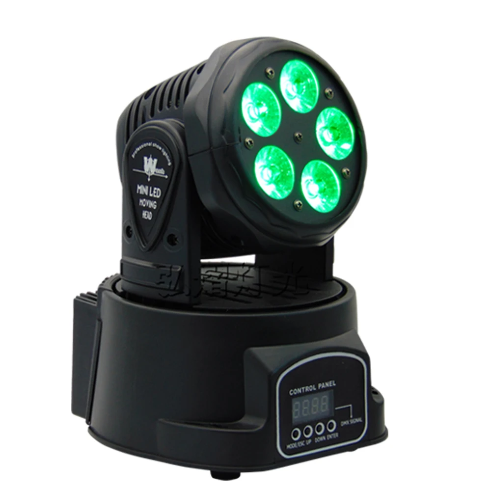 

5x18w Led RGBWA UV 6in1 Wash/Beam Light DMX512 Moving Head Light Professional DJ /Bar /Party /Show /Stage Light