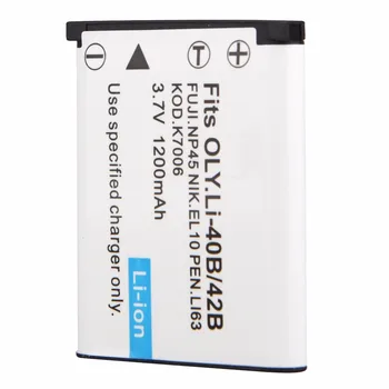 

1 x 1200mAh EN-EL10 EN EL10 ENEL10 Camera Battery for Nikon COOLPIX S200 S210 S500 S510 S5100 S520 S60 S600 S700 S800 Haier M80