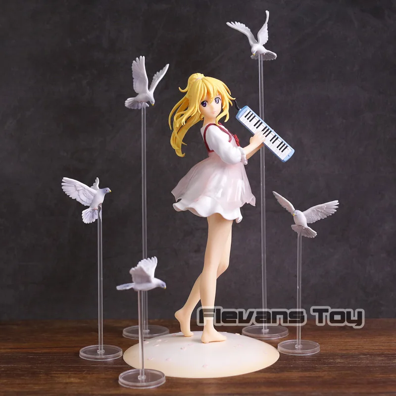 

Shigatsu Wa Kimi No Uso Kaori Miyazono Melodica Ver. PVC Action Figure ACGN Collectible Model Figurine Toy