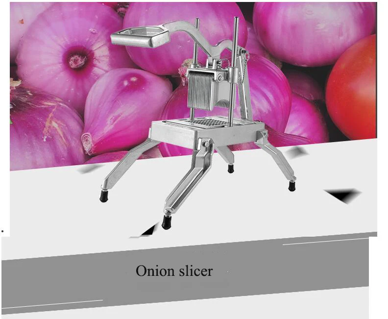 Description Picture 6 of itemCommercial Manual Onion slicer Vegetable Fruit slicing Machine Vegetable Fruit Slicer onion Cutter Kitchen Tools Food Processors
