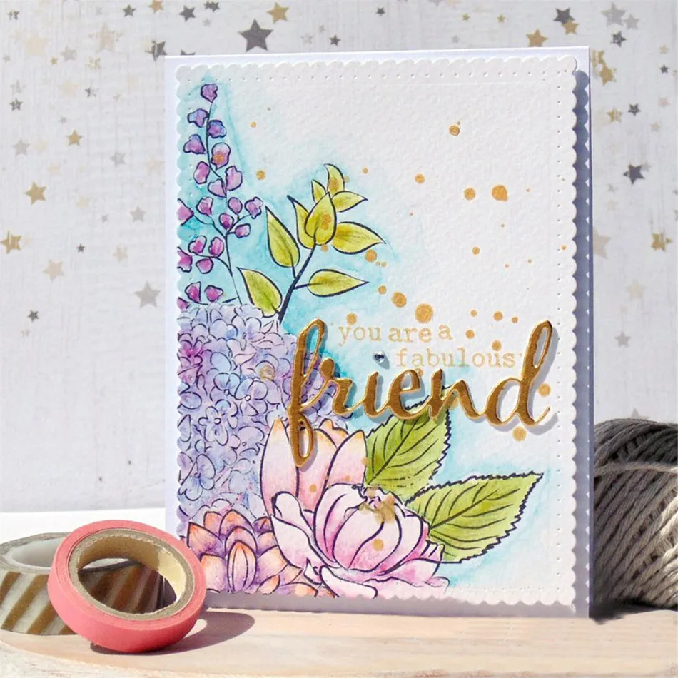 

Naifumodo Letters Cutting Dies Alphabet Friend Hug Smile Metal Cutting Dies Smile for Scrapbooking New Embossing Crafts Stencil