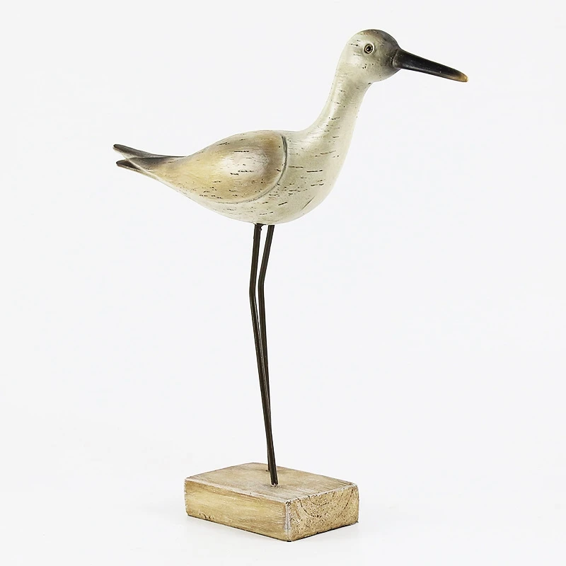 Современный стиль Egrets статуэтки украшение Изысканные домашние фигурки птиц из