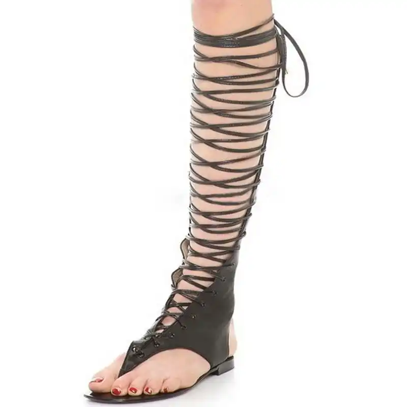 strappy boot sandals