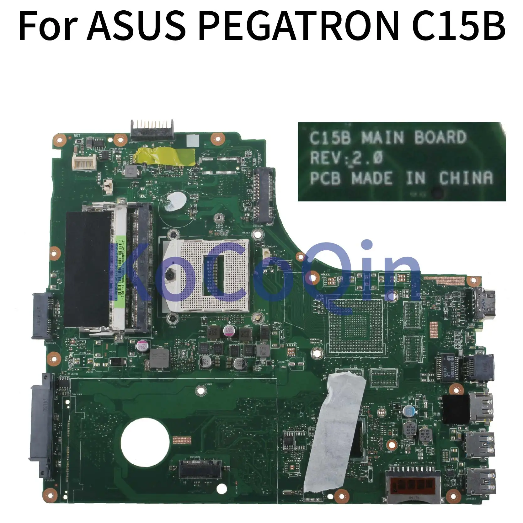 KoCoQin материнская плата для ноутбука ASUS PEGATRON K56L C15B материнская плата REV.2.0 SR17D