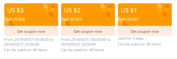 coupons