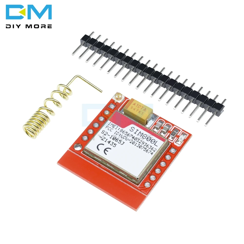 Мини маленький модуль SIM800L GPRS GSM карта MicroSIM Core Беспроводная плата Quad-band ttl последовательный порт с антенной для Arduino DIY