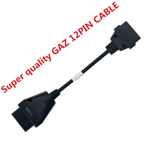 Top Quality for Russian GAZ 12Pin Male to OBD OBD2 DLC 16 Pin 16Pin Female car obd2 Adapter Converter Cable 12 PIN | Автомобили и