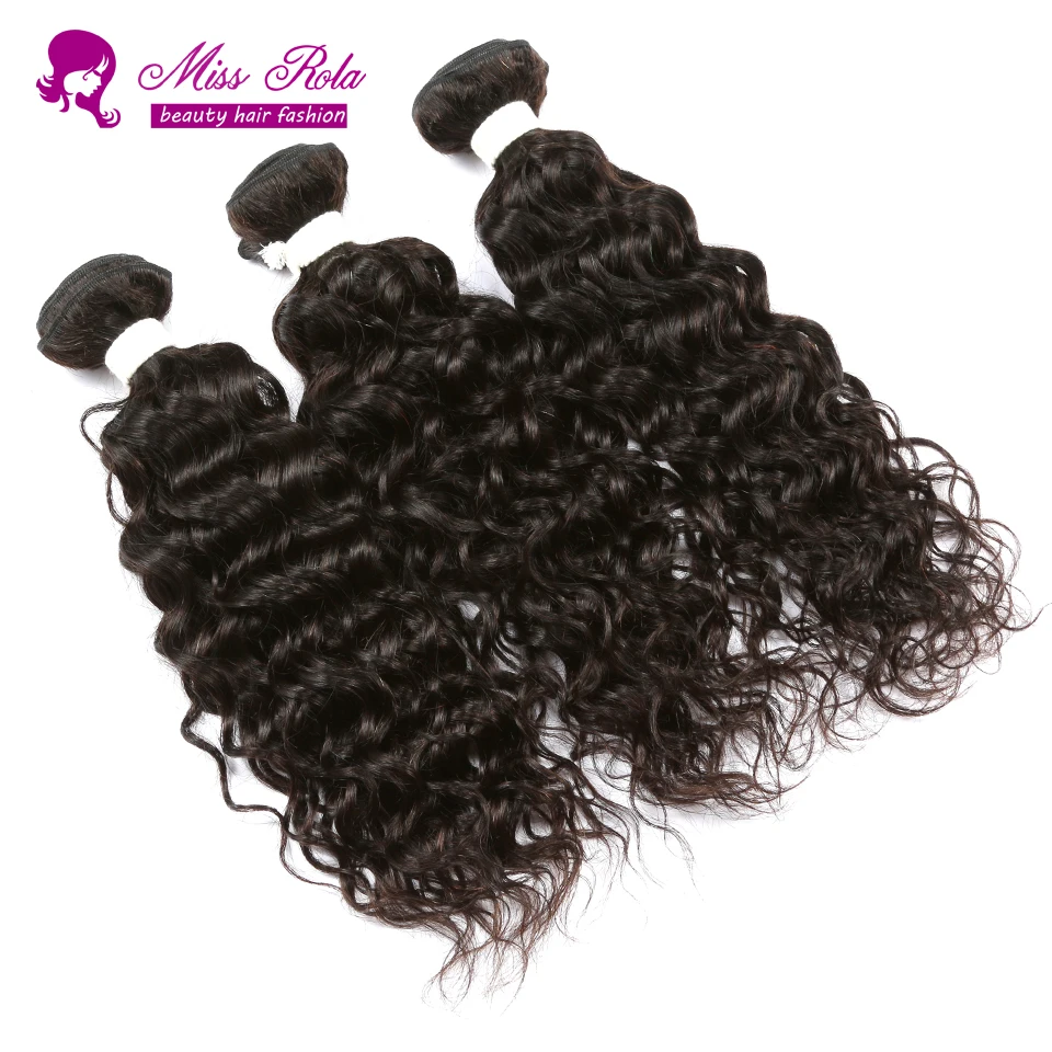

Indian Virgin Hair Water Wave Remy Human Hair 3Bundles Wet and Wavy Virgin Indian Curly Weave Natural Wave Human Hair Extensions