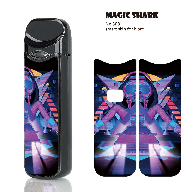 Чехол для электронной сигареты Magic Shark флаги с изображением змеи Skull V Vendetta Smok