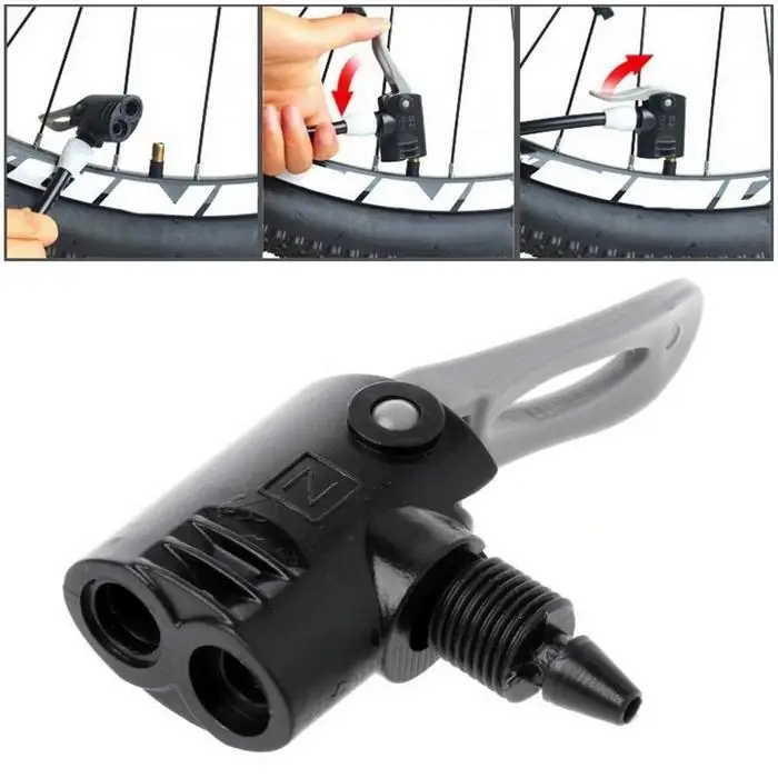 

Bicycle Accessories Wheel Caps Tires Valve Adapter Schrader Valve Bicycle Tire Tyre Air Pump Inflator Multi-use Connector Head