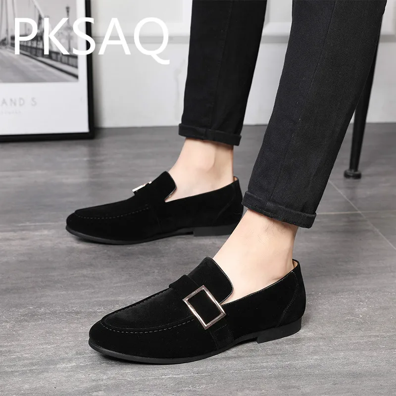 

New Loafers Shoes Point Toe Light Breathable Shoes Men's Shoes Casual Flat Comfortable Fashion Flat Men Drive Shoes Sneakers