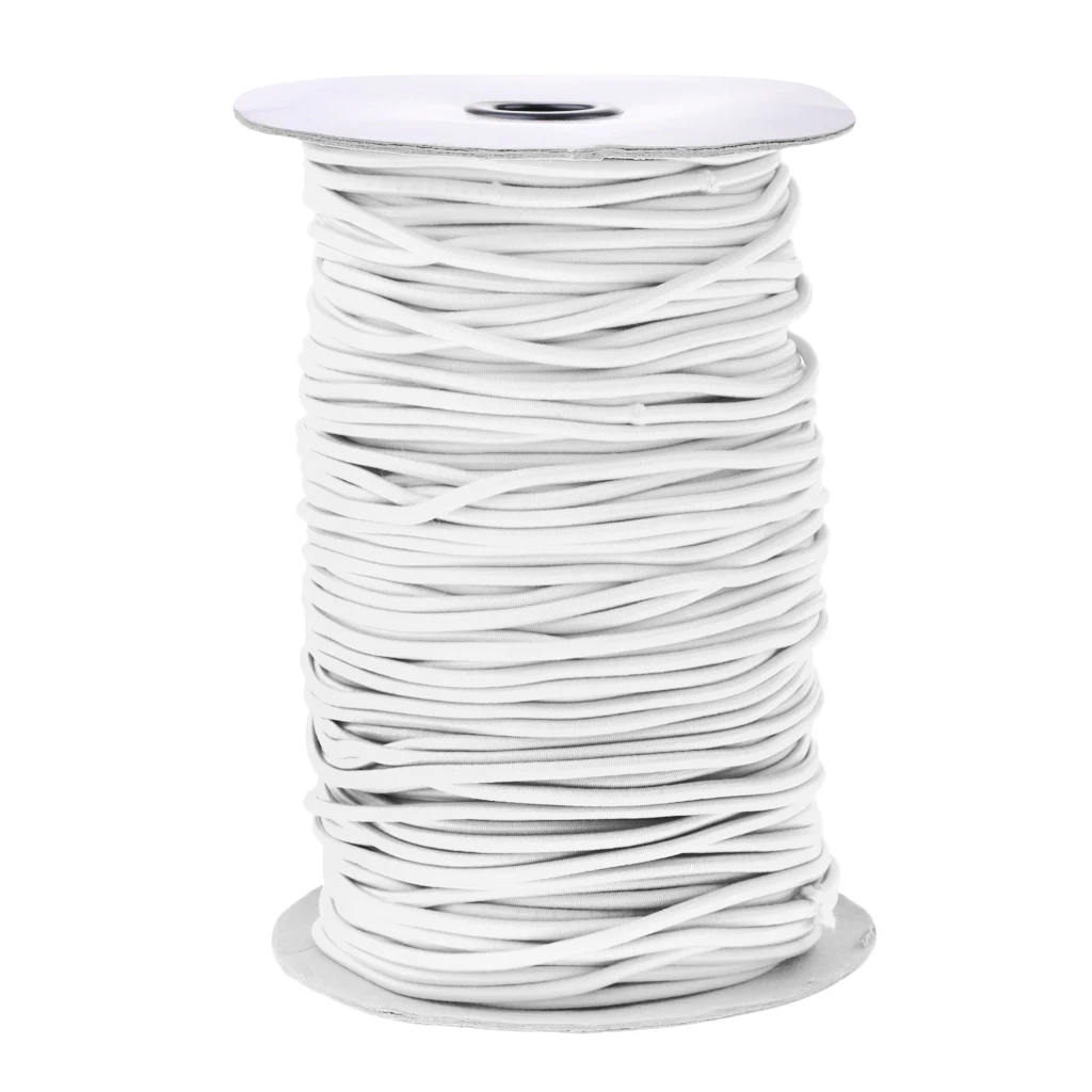 3mm Elastic Round Bungee Rope Shock Cord Tie Down Boats Trailers for Canoe Kayak Fishing Boat Rafting Surfing Accessories