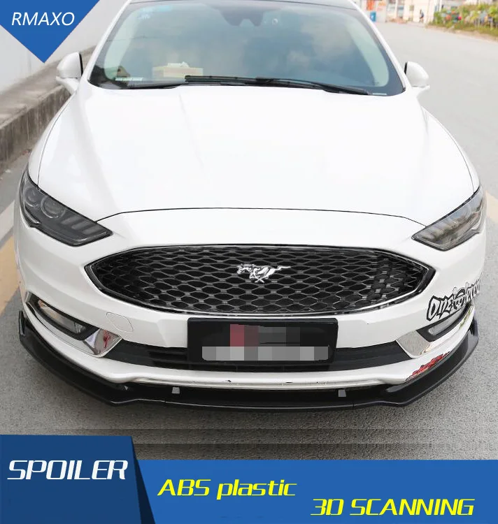 

For Mondeo Body kit spoiler 2017-2019 For FORD Mondeo ABS Rear lip rear spoiler front Bumper Diffuser Bumpers Protector