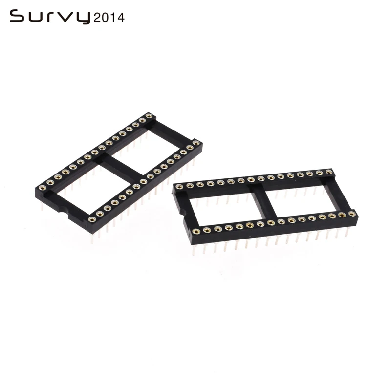

5/10/20PCS IC Socket 32P Pin WIDE Round 2.54mm Integrated Circuit Adaptor Solder Type