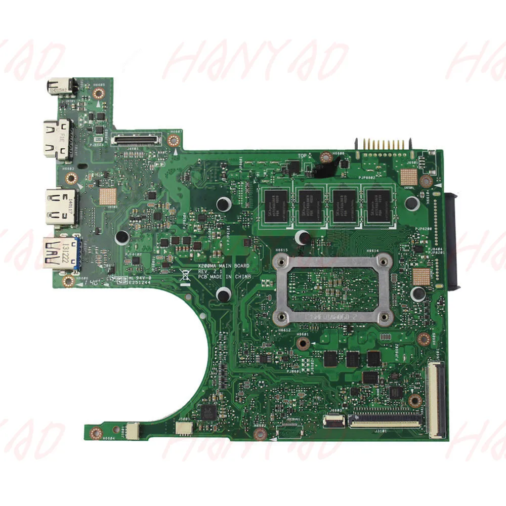 ل ASUS K200MA X200MA اللوحة المحمول N2815 DDR3